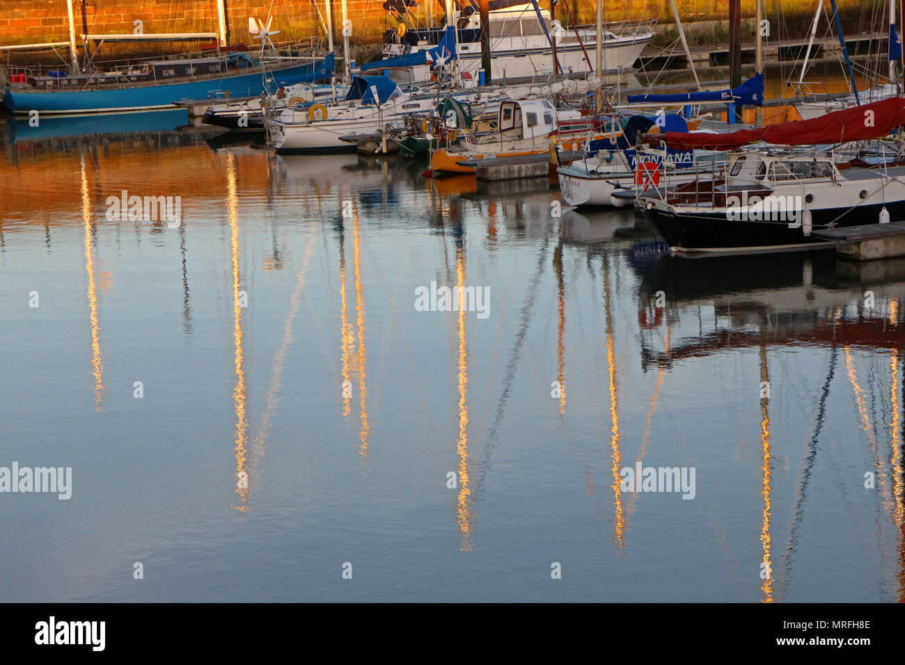Maryport harbour fishing boat hi-res stock photography and images - Alamy