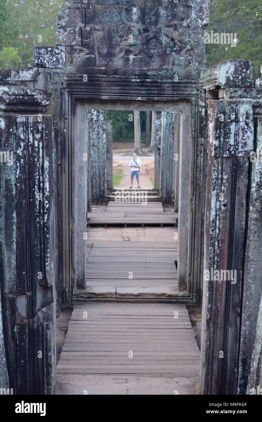 Bayon temple, Cambodia Stock Photo