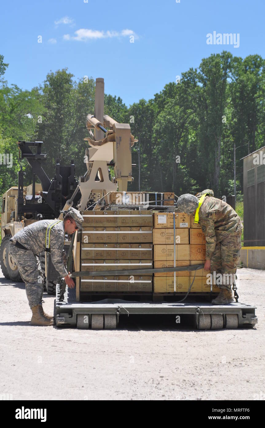 This week, Crane Army Ammunition Activity is hosting reservists from the 295th Ordnance Company out of Hastings, Nebraska for their annual training. Soldiers from the 295th, who specialize in ammunition handling and ordnance support, will have the opportunity to work with live ammunition alongside CAAA's workforce during their time on base. Stock Photo