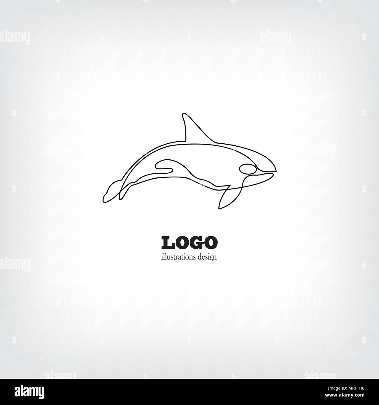 whale logo vector Stock Vector Image & Art - Alamy