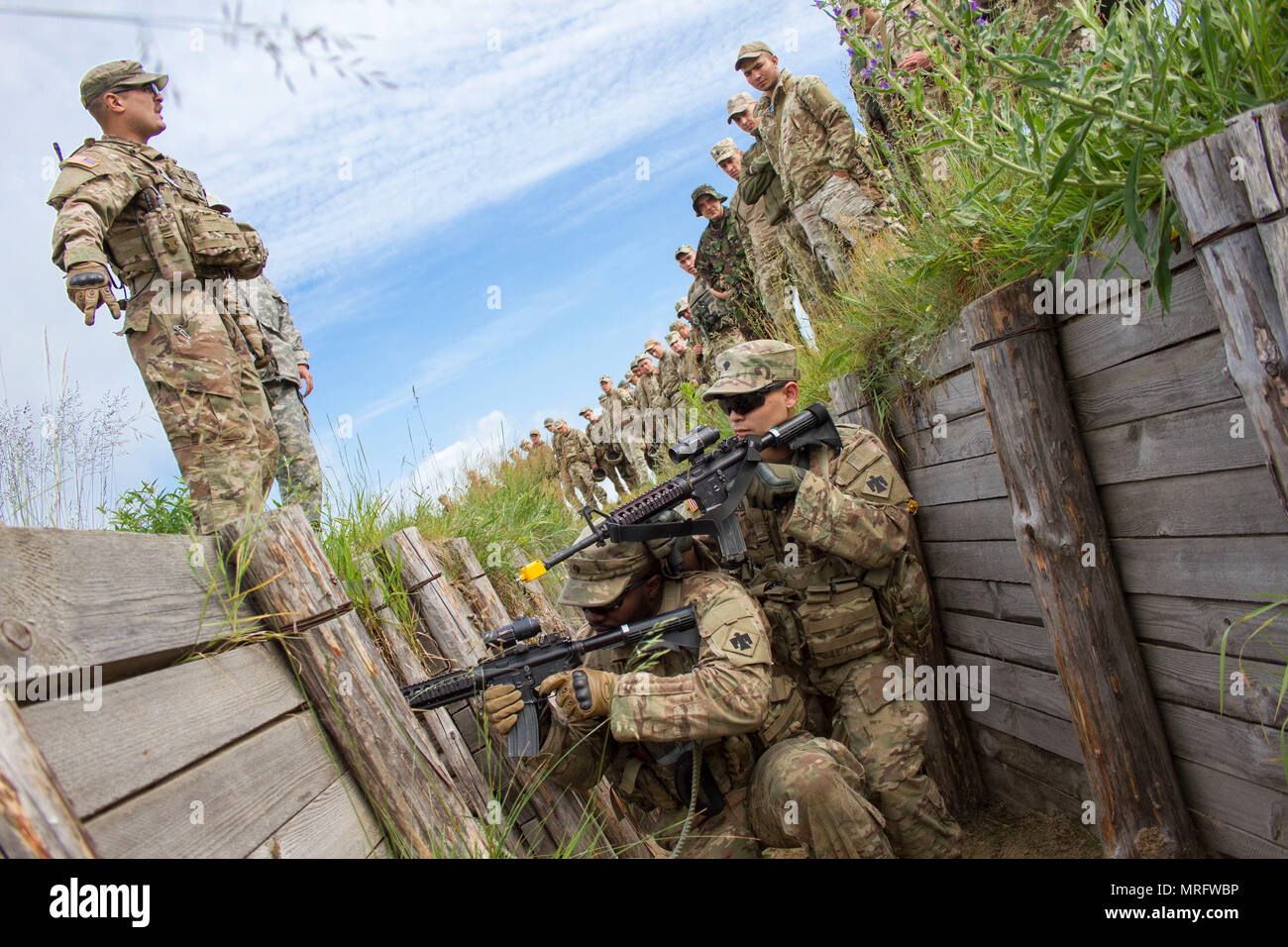 Sgt. Brett Mussyal, a U.S. Army Soldier with the 45th Infantry Brigade ...
