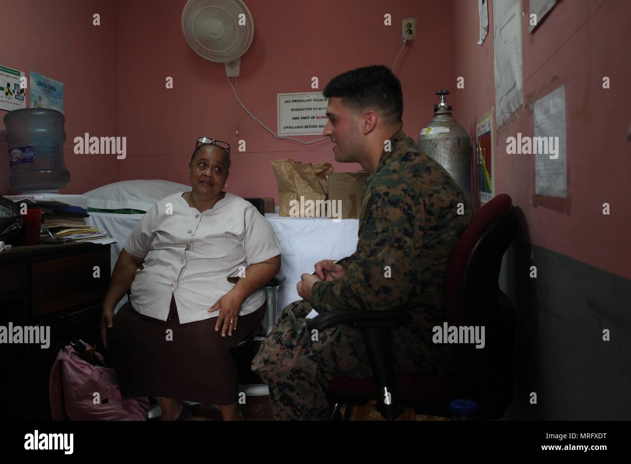 U.S. Marine Corps Sgt. Jose Fonseca with the 4th Civil Affairs Group
