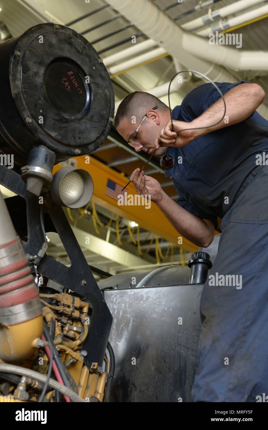 U.S. Air Force Staff Sgt. Cory Sabine, a Vehicle Maintenance General