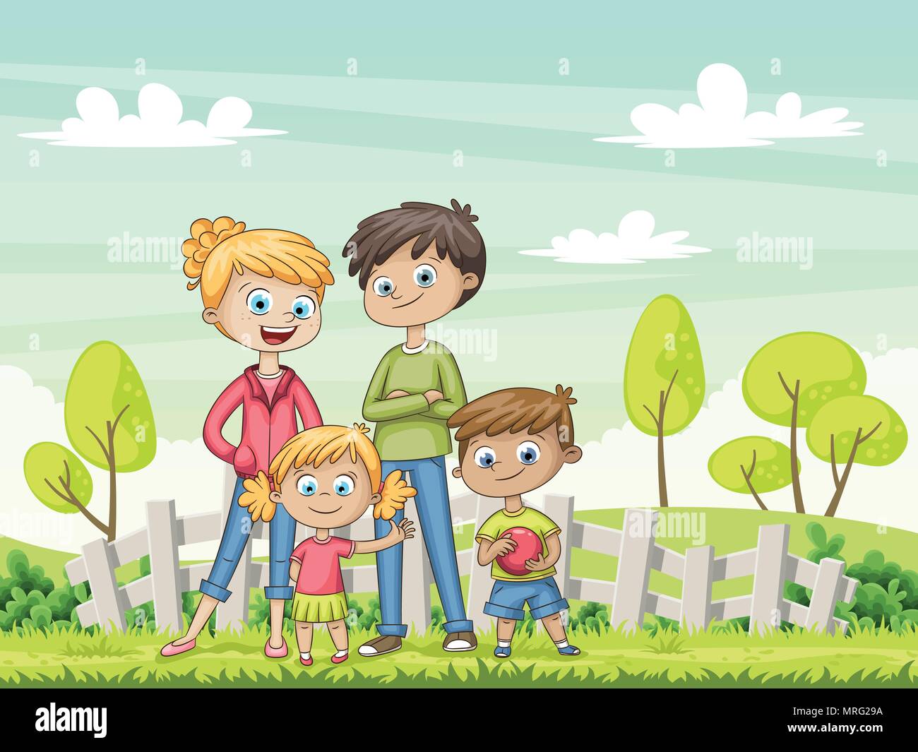 Family cartoon hi-res stock photography and images - Alamy Family cartoon hi-res stock photography and images - Alamy