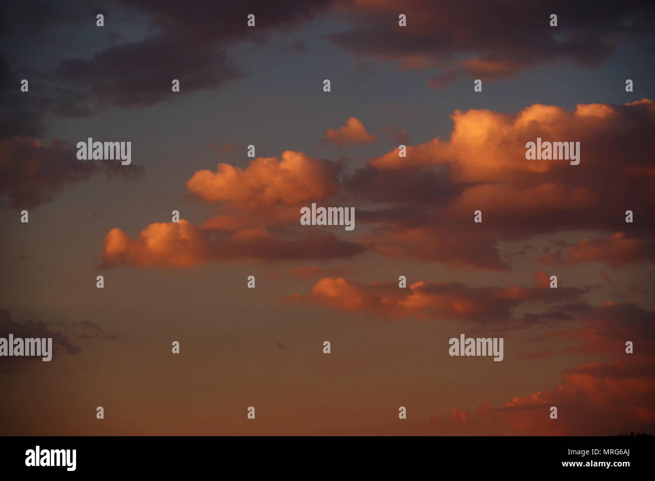 Dark clouds sky on sunset hi-res stock photography and images - Alamy