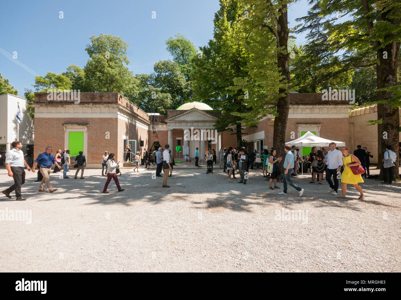 United States pavilion, 2018 Venice Architecture Biennale, exterior view Stock Photo