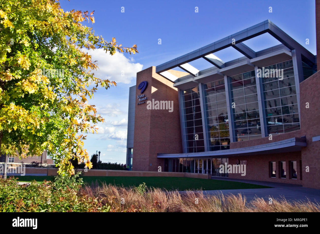 The Science Museum of Minnesota overlooks the Mississippi River and is