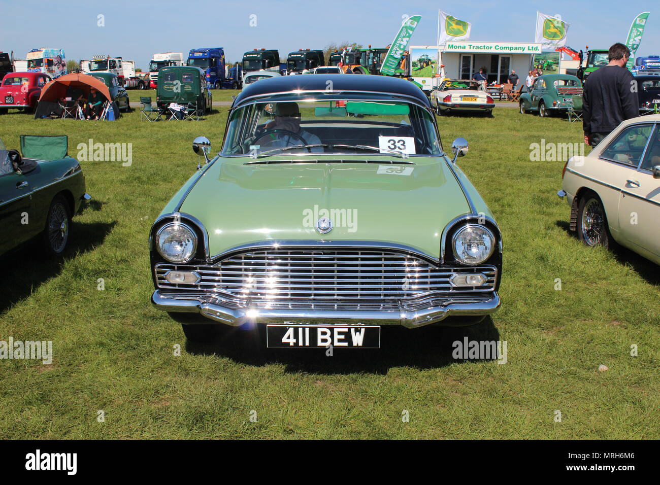 Classic Car Show Llandudno Wales Stock Photo