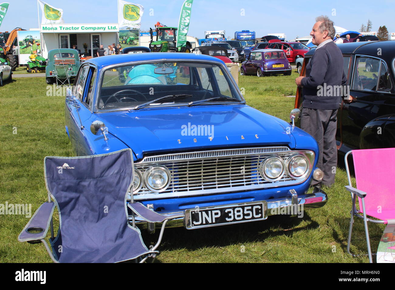 Classic Car Show Llandudno Wales Stock Photo Alamy