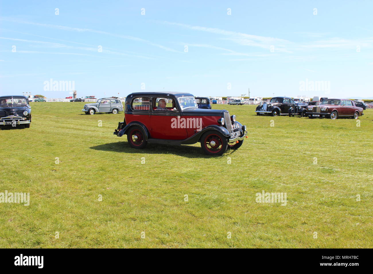 Classic Car Show Llandudno Wales Stock Photo Alamy