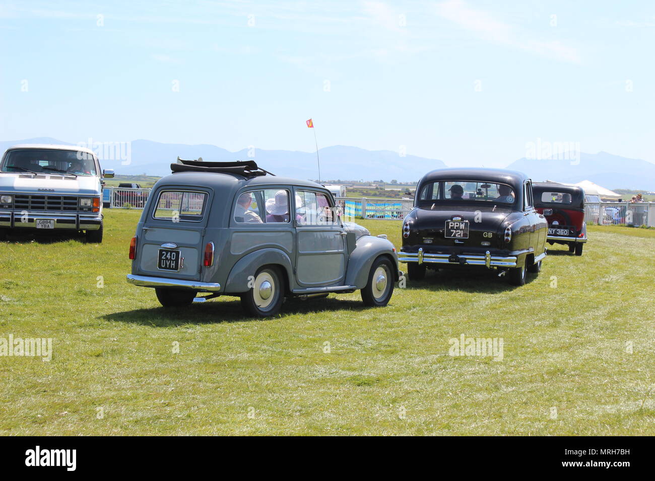 Classic Car Show Llandudno Wales Stock Photo Alamy