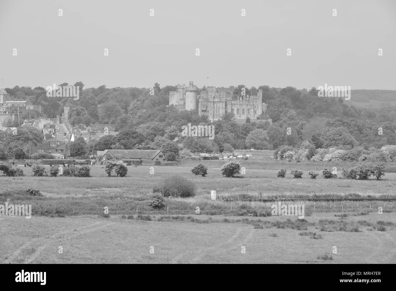 Arundel Castle at Arundel England Stock Photo Alamy