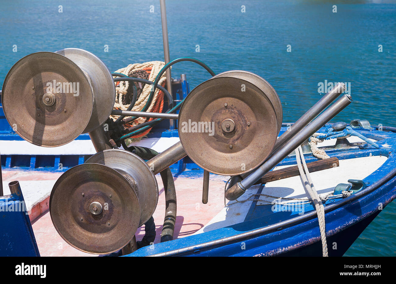 Fishing boat net hi-res stock photography and images - Alamy