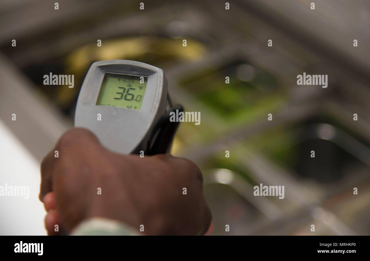 U.S. Air Force Staff Sgt. Cornelius Bransah, the NCO in charge of food