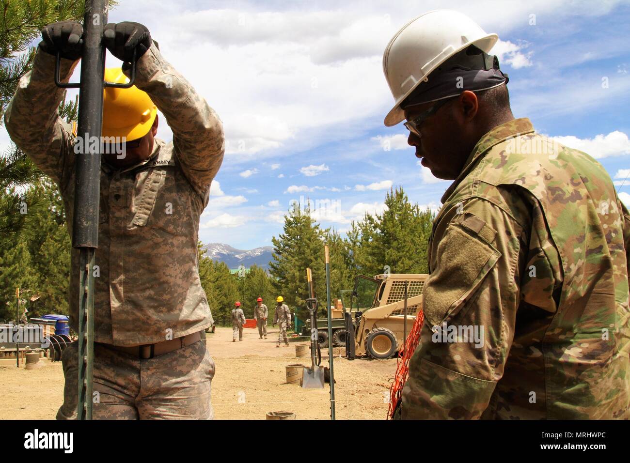 U.S. Army Reserve Spc. Aldo Bonilla of the 994th Engineer Company