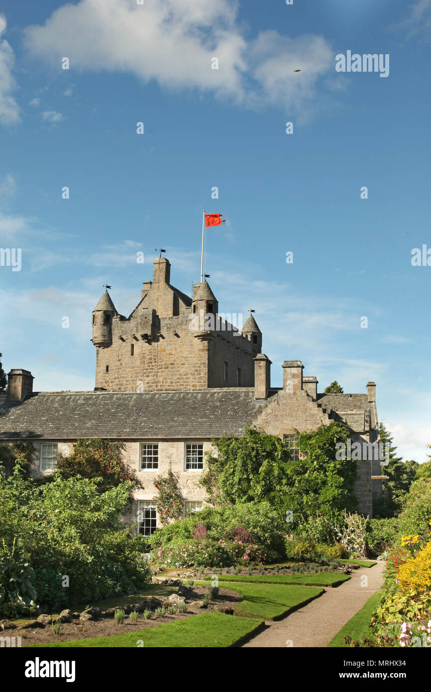 Cawdor Castle and gardens near Inverness, Scotland. Stock Photo
