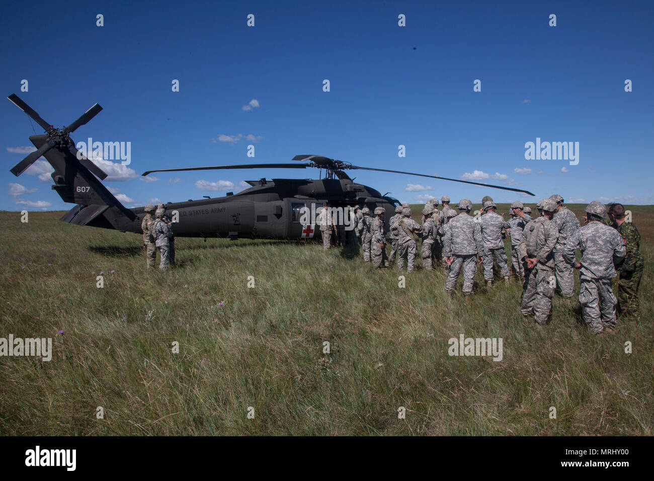 Soldiers of Company C, 1/189th Aviation Regiment, South Dakota Army
