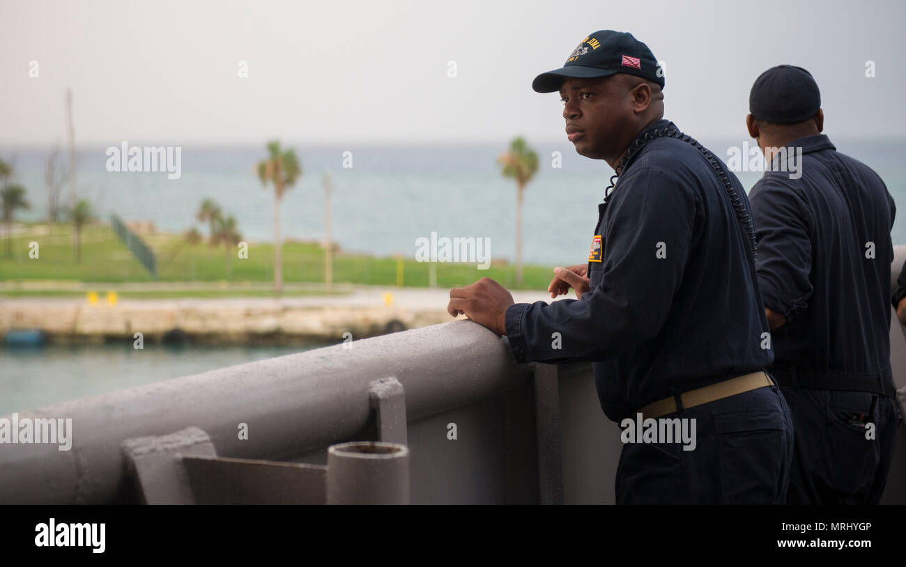 FREEPORT, Bahamas (June 17, 2017) Chief Boatswain’s Mate Gregory