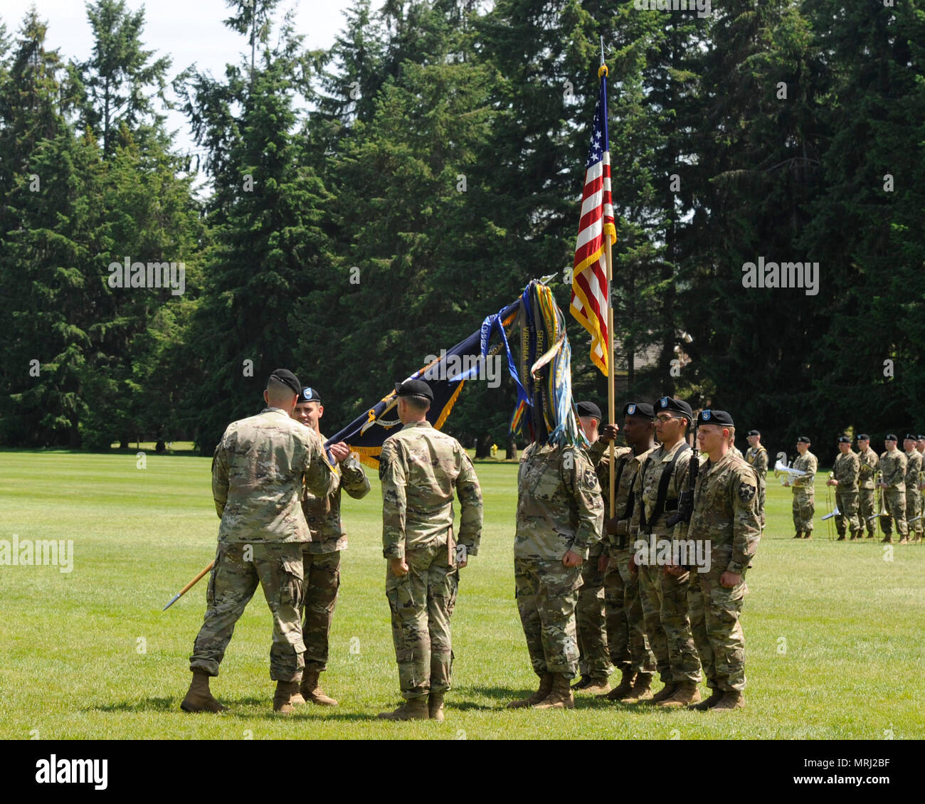 LTC Theodore W. Kleisner relinquishes command to LTC Andrew C. Steadman ...