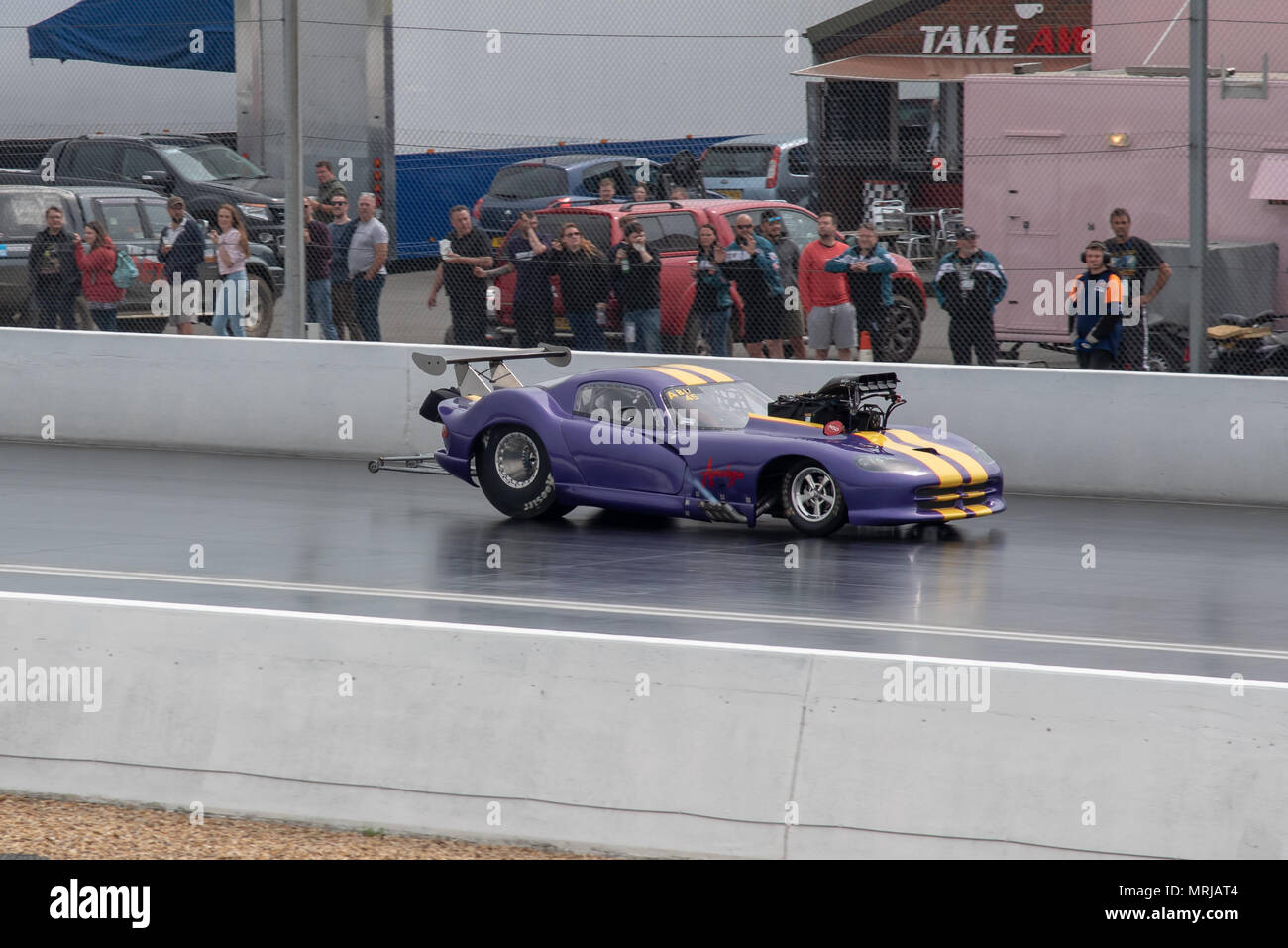 Santa Pod The Main Event Stock Photo Alamy