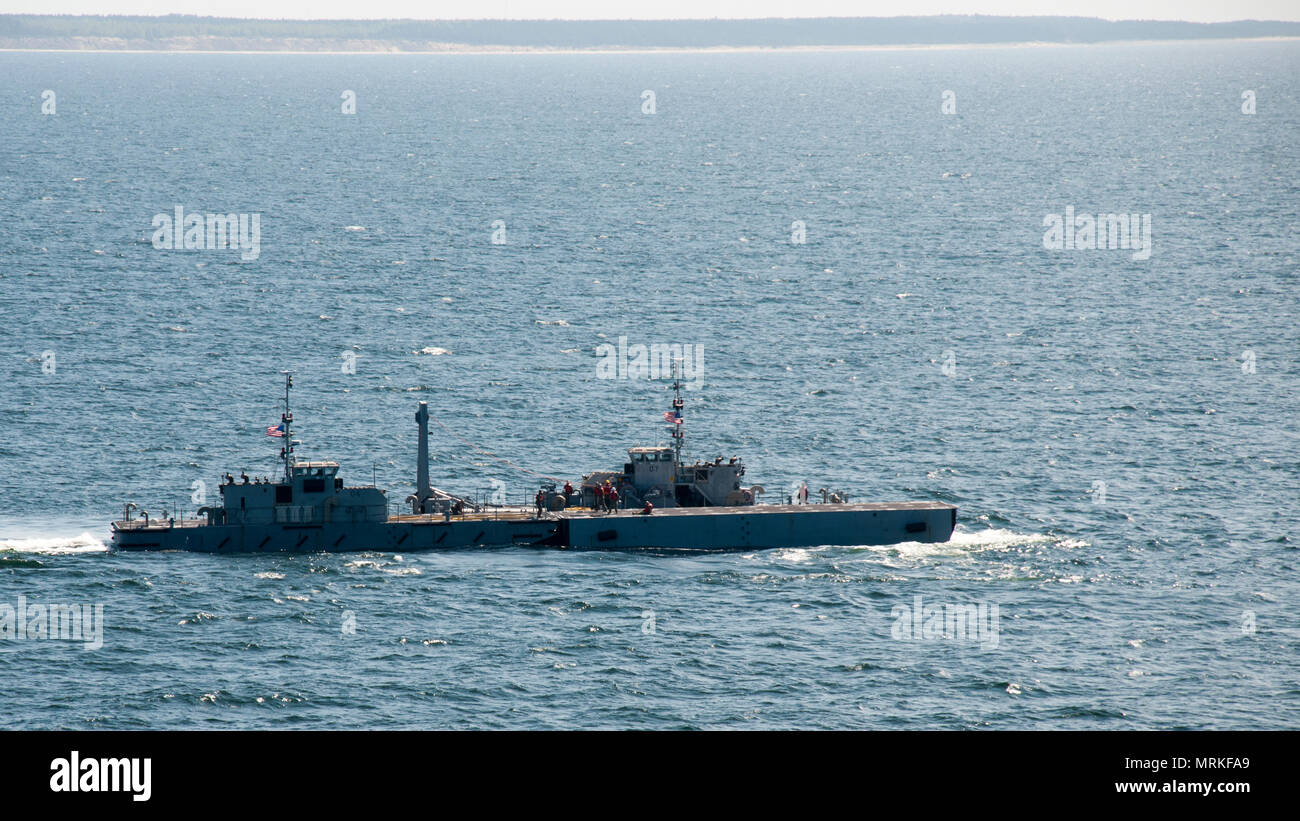 Improved navy lighterage system inls causeway ferries hi-res stock ...
