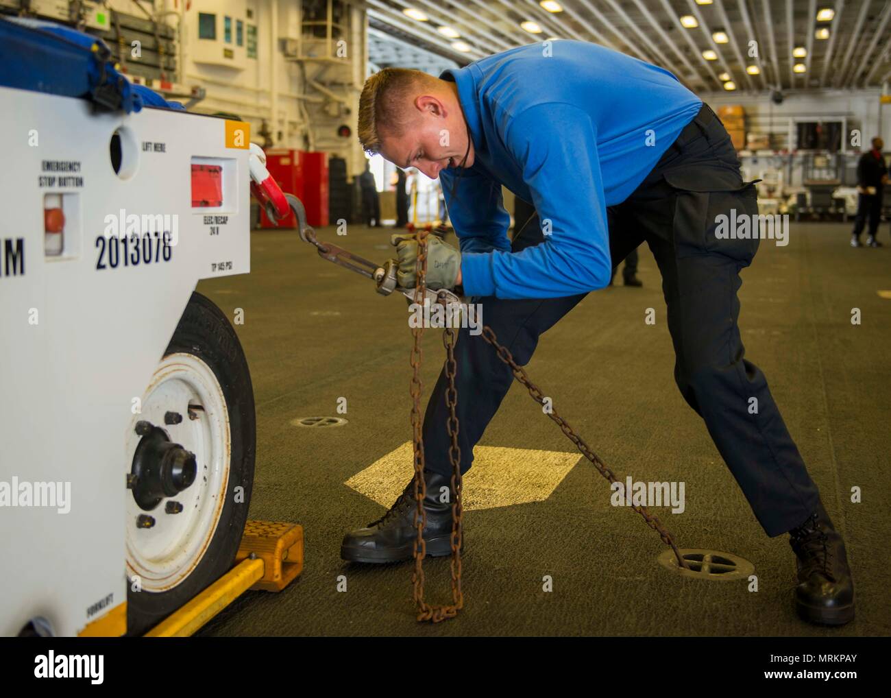 Shipboard tow tractor hi-res stock photography and images - Alamy