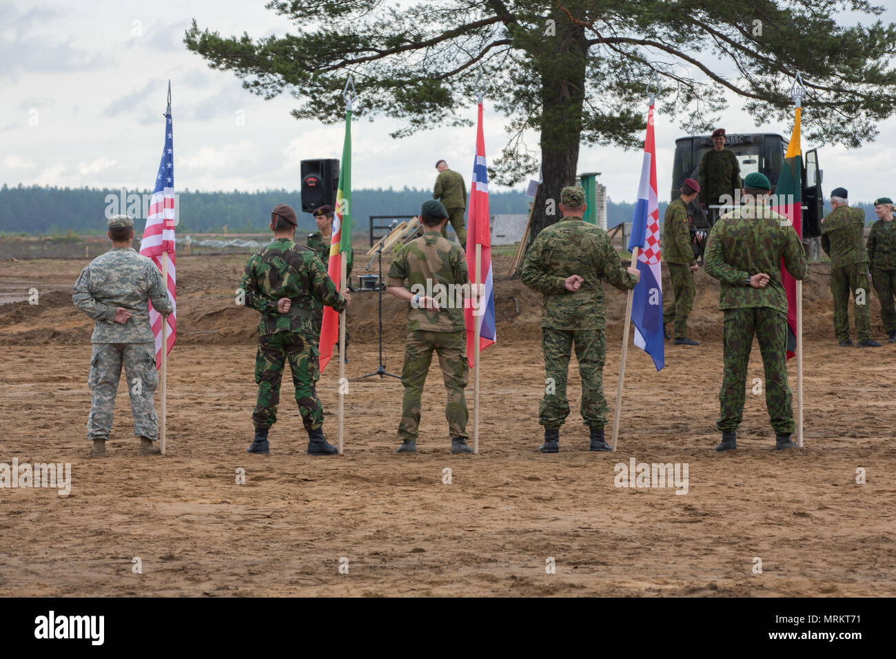 Multinational Forces Multinational troop interoperability command theater hi-res stock ...