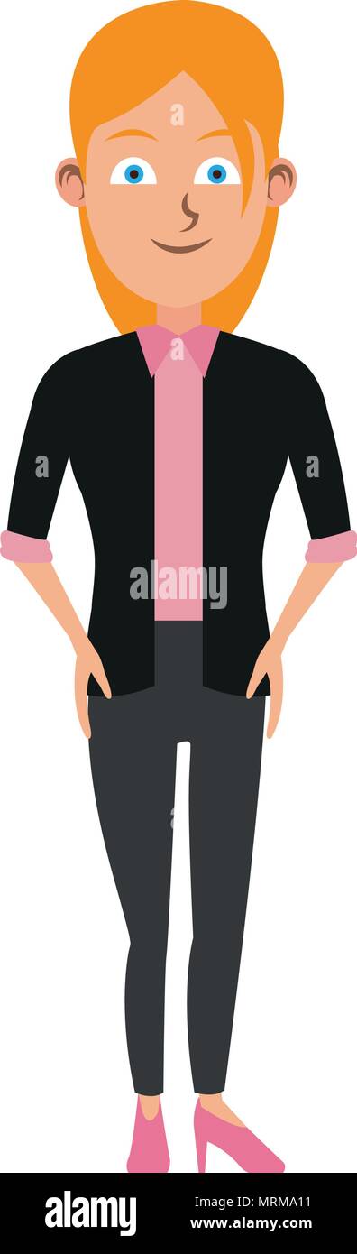 Executive business woman cartoon Stock Vector Image & Art - Alamy
