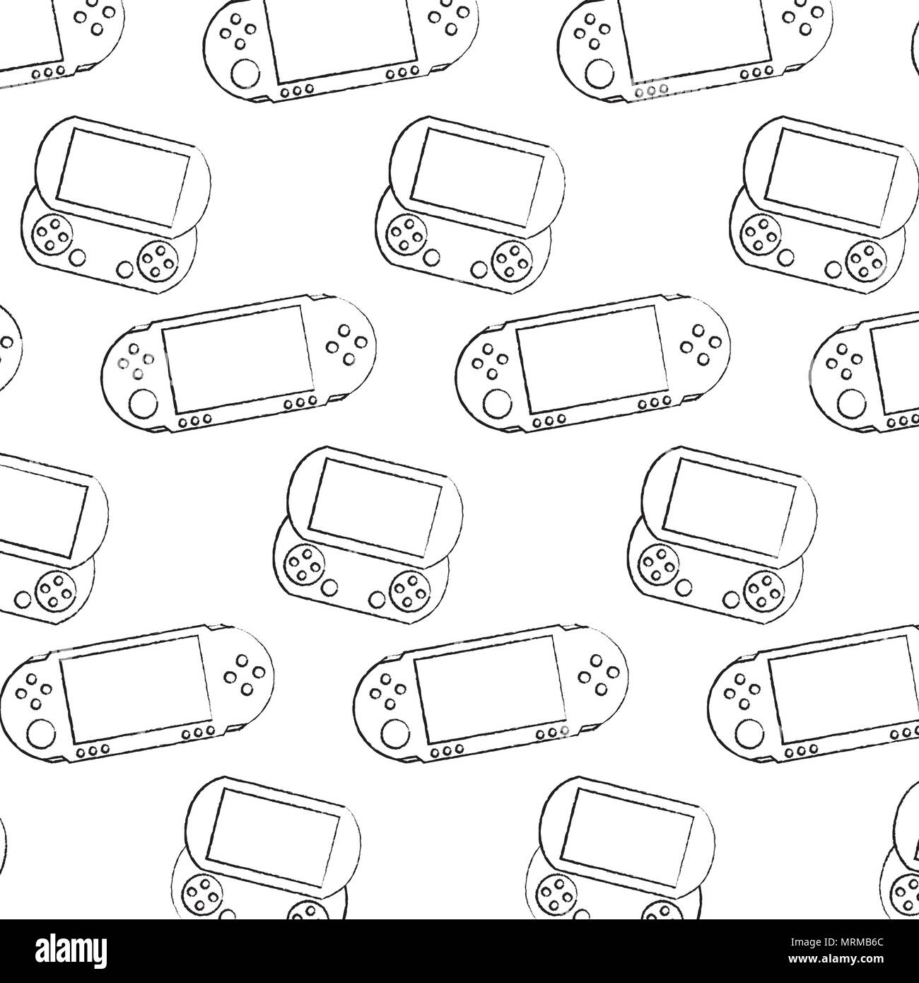 grunge electronic handheld game console background Stock Vector Image ...