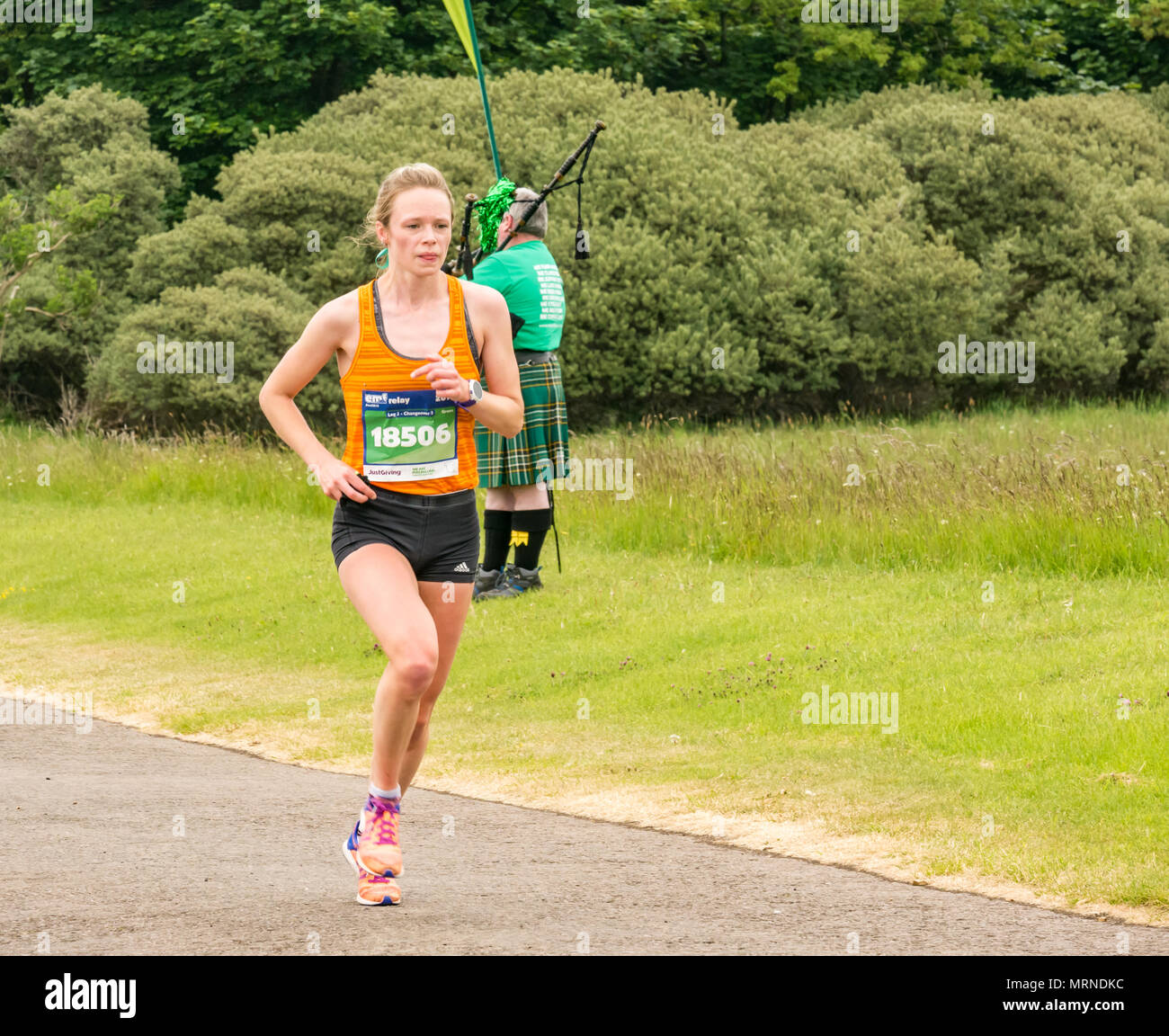 Edinburgh Marathon 2024 Adam Gray Pearl Colleen