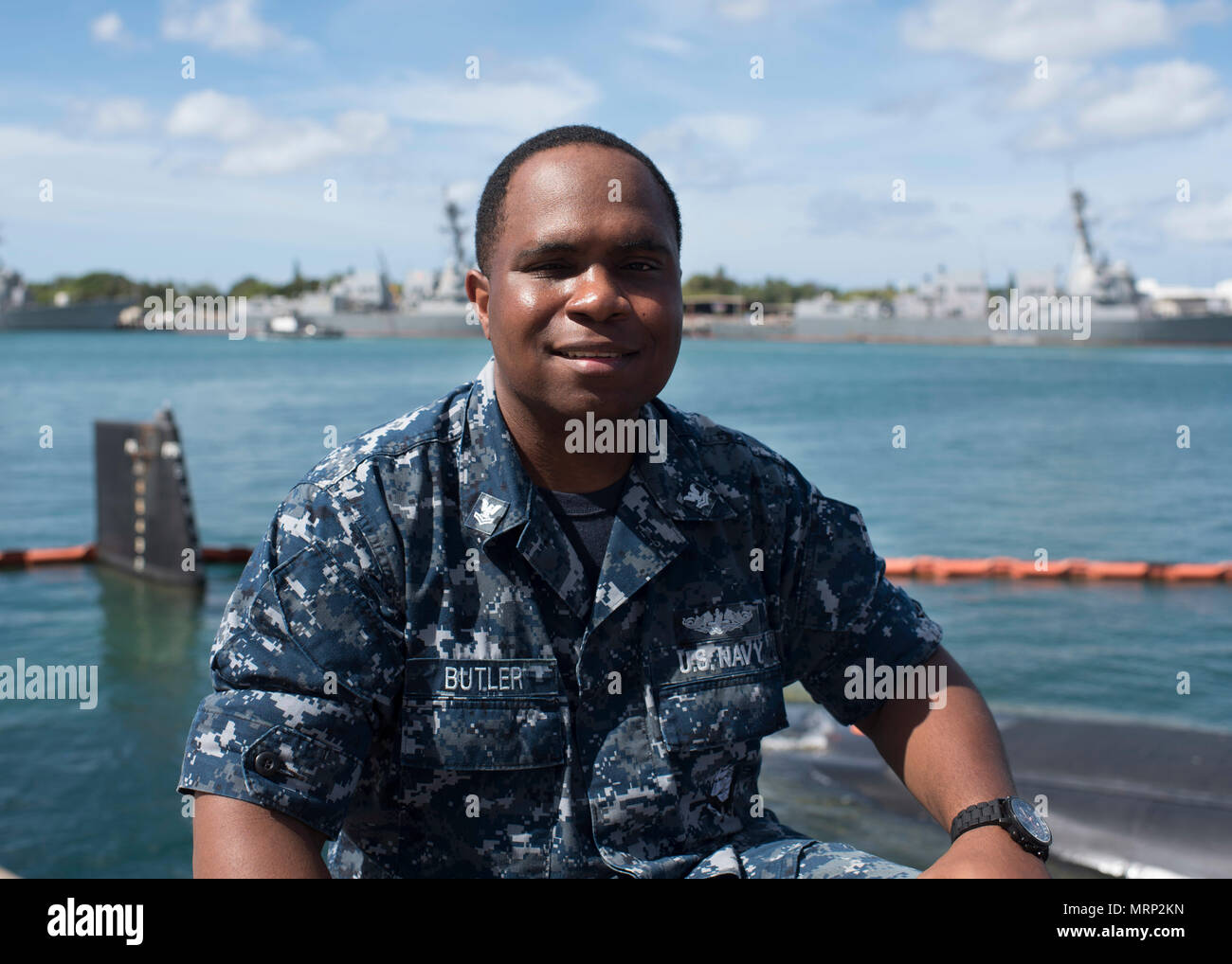 I joined the Navy to travel the world and see something besides my  hometown. I became a culinary specialist because I like to cook and had  some previous experience doing it. I