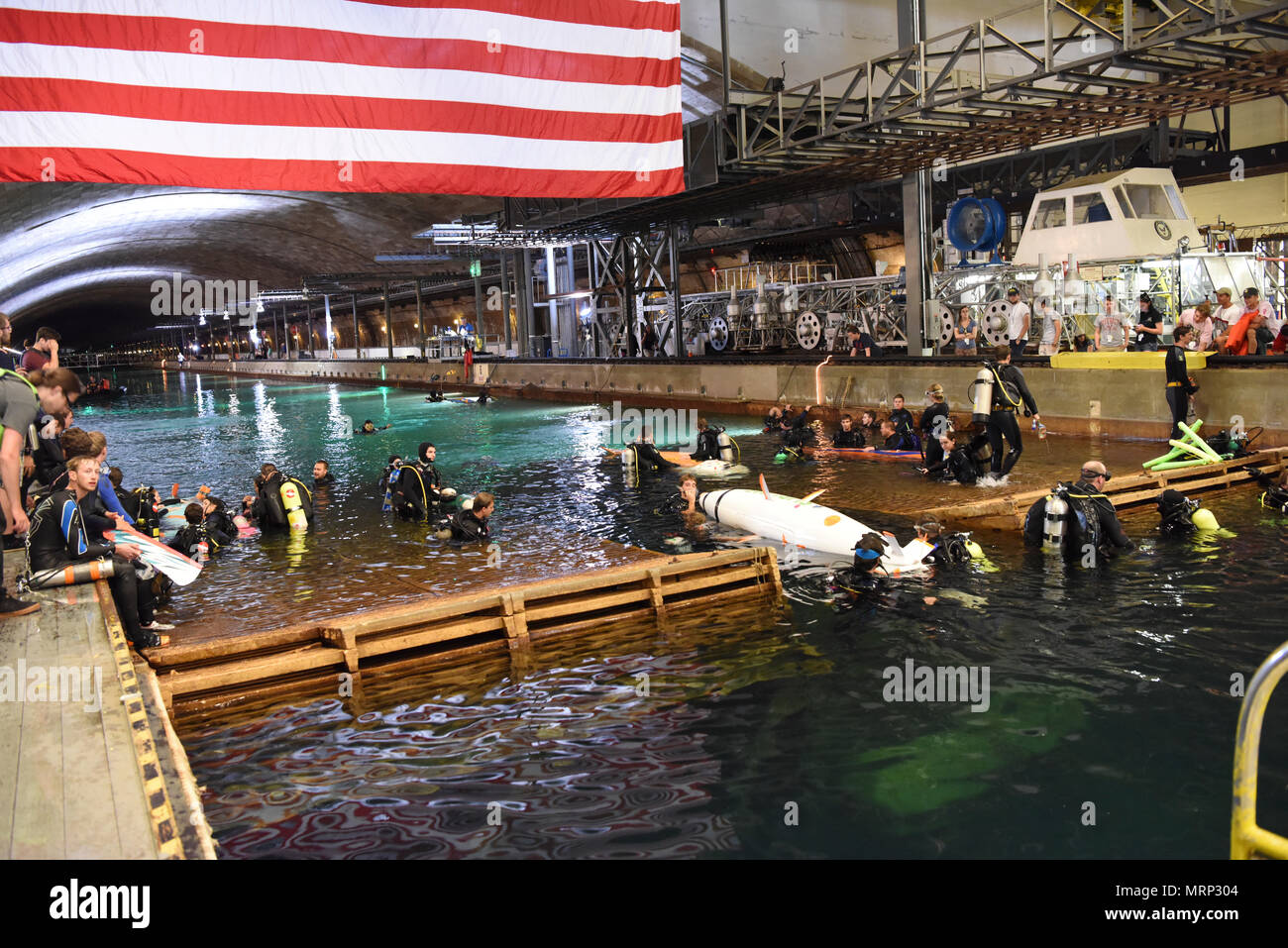 Third day of the International Human-Powered Submarine Races in the ...