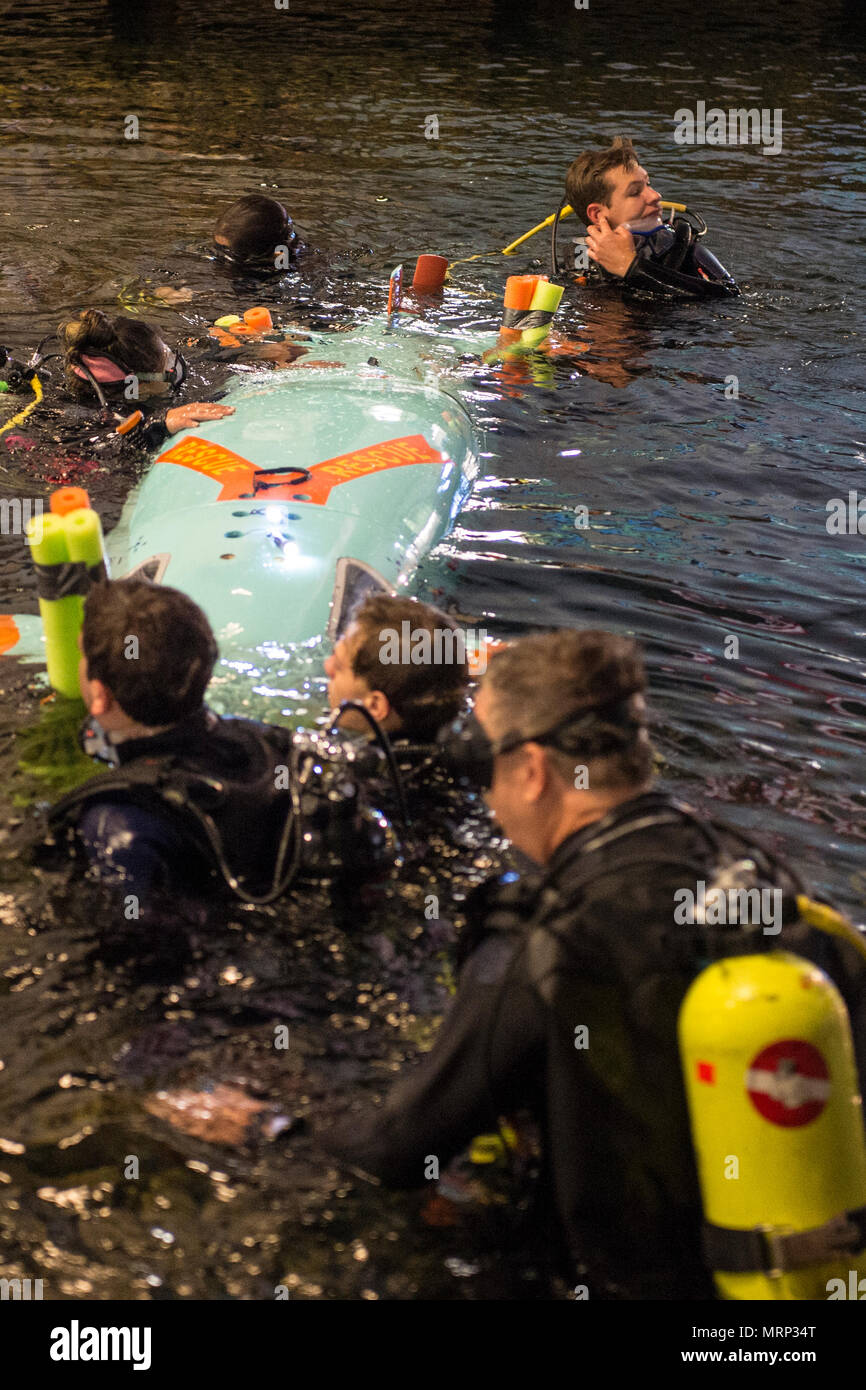Third day of the International Human-Powered Submarine Races in the ...