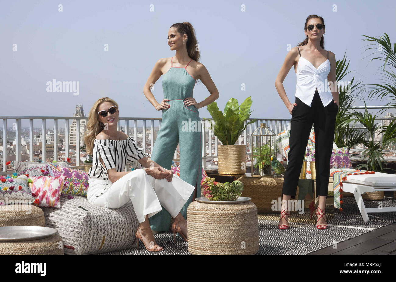 Enfasis Black - Presentation  Featuring: Ariadne Artiles, Nieves Alvarez, Judit Masco Where: Madrid, Spain When: 24 Apr 2018 Credit: Oscar Gonzalez/WENN.com Stock Photo