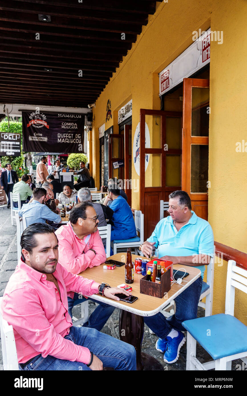 Mexico City,Hispanic Latin Latino ethnic,Mexican,Alvaro Obregon San Angel,La  Camelia Cantabar,restaurant restaurants foo Stock Photo - Alamy