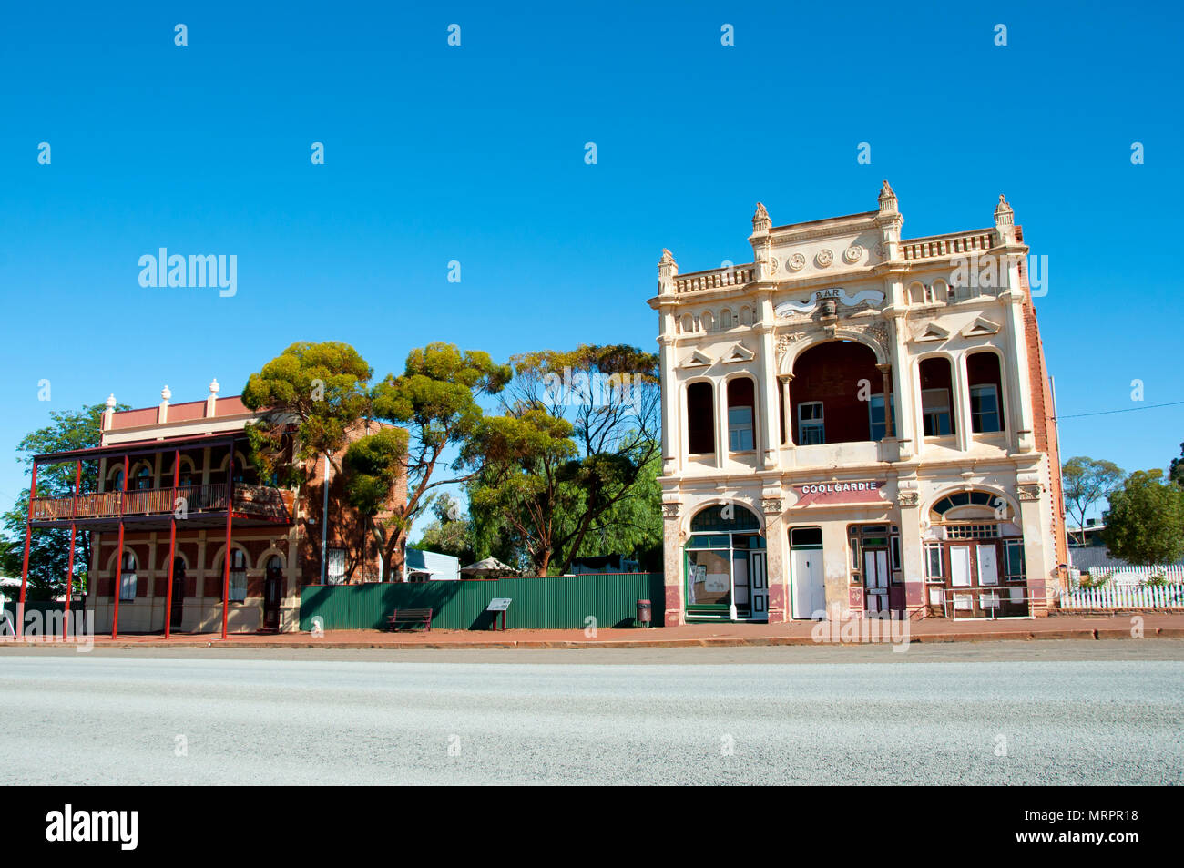 Old Buildings Coolgardie Australia Stock Photo Alamy
