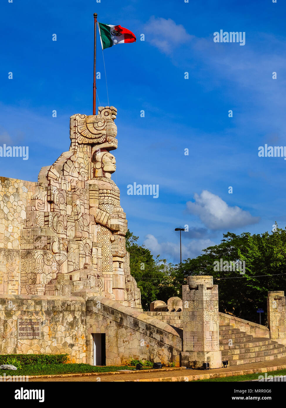 Merida, Mexico : Homeland Monument - depicts an important part of ...