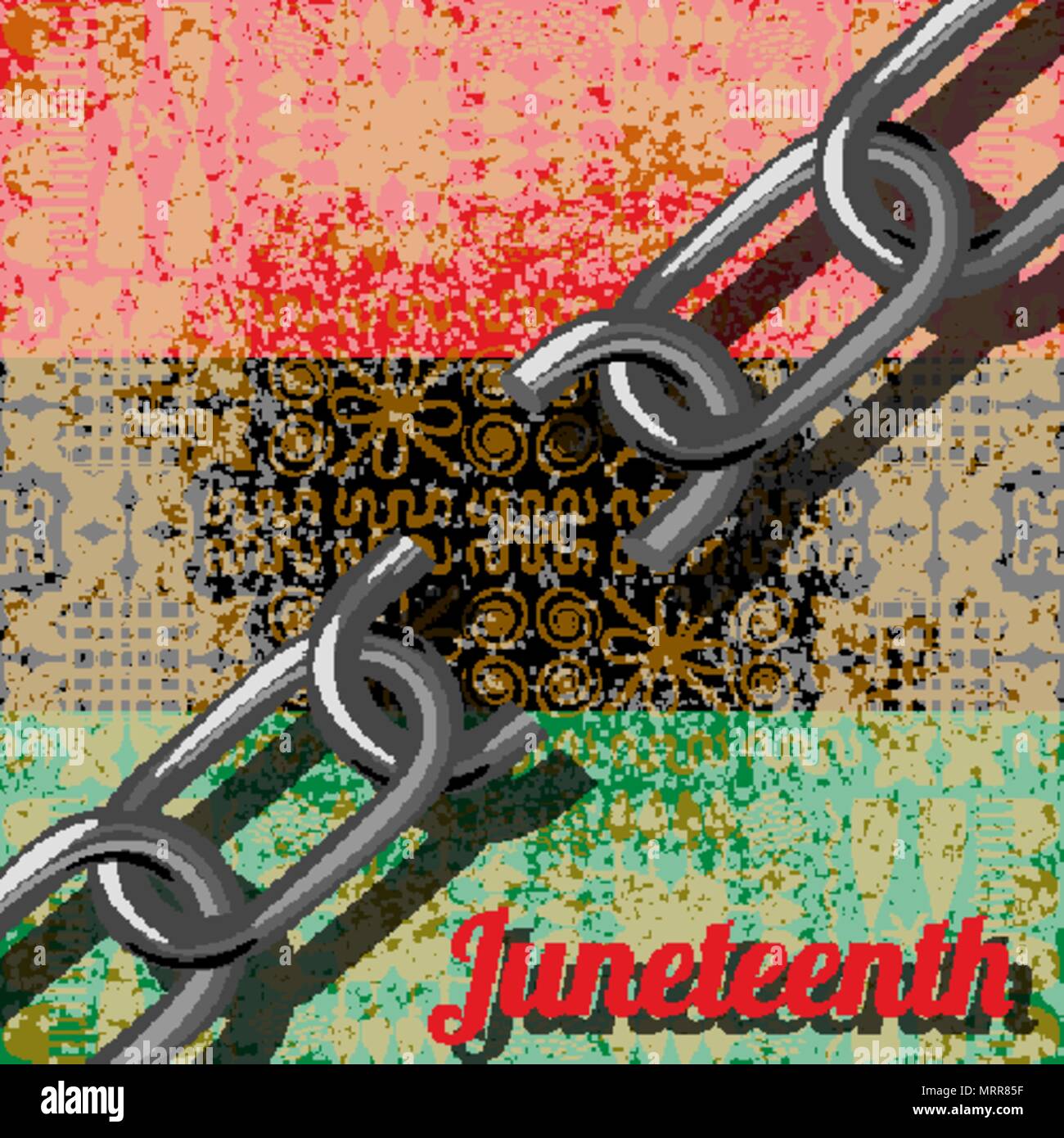 Juneteenth, Freedom Day. African-American Independence Day, June 19