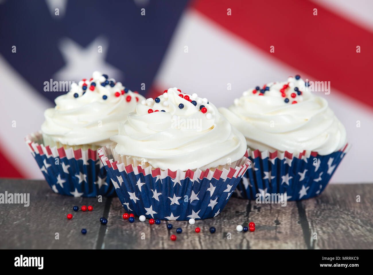Fourth of July American flag themed pretzel rods on plate with holiday  decor Stock Photo - Alamy