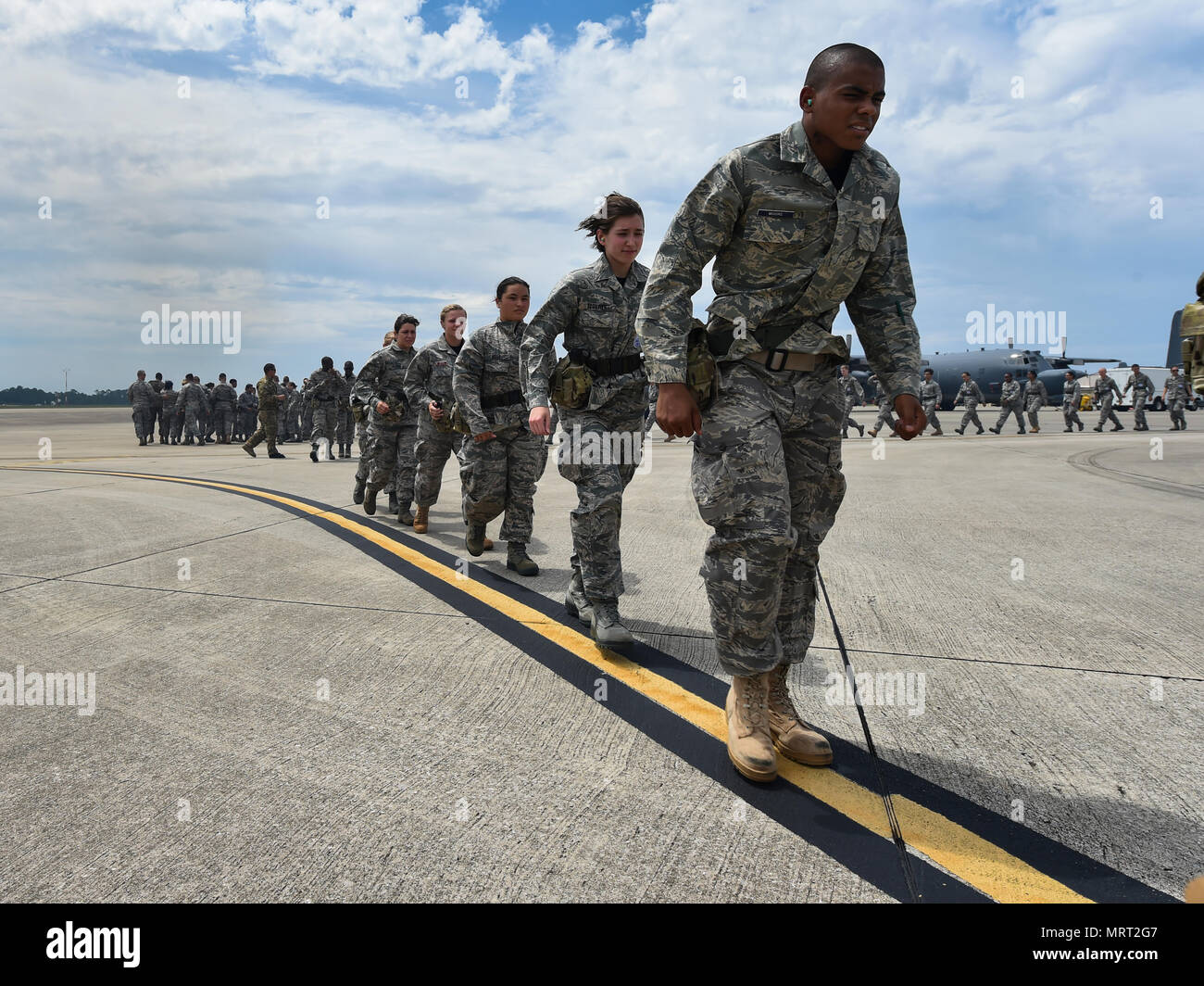 Junior ROTC cadets fly in 1st Special Operations Wing aircraft as part