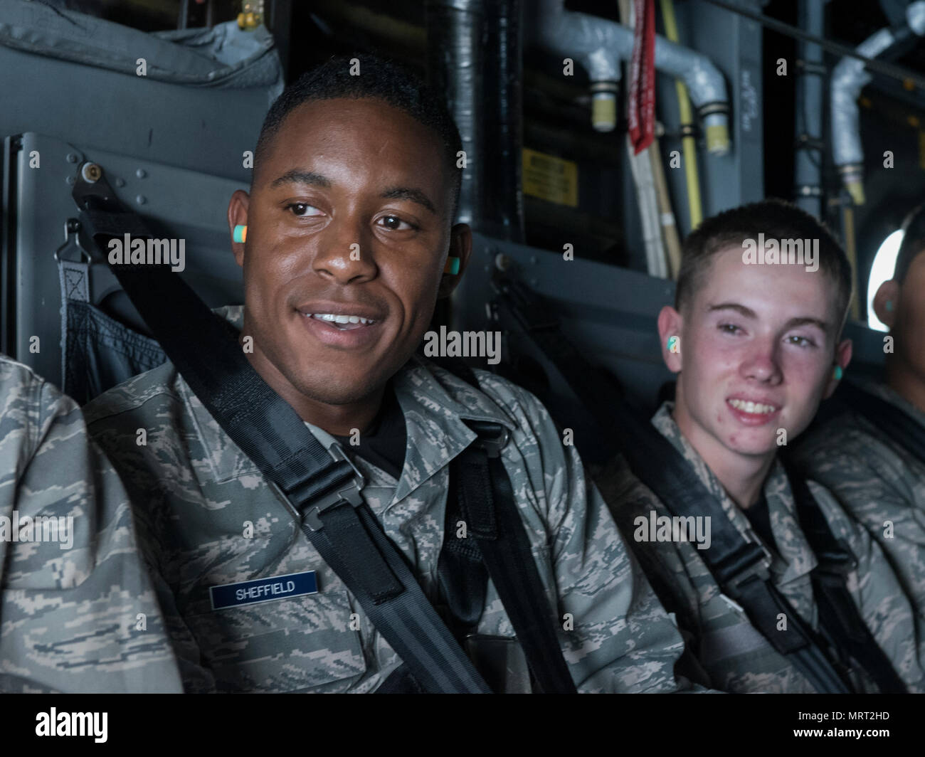 Junior ROTC cadets fly in 1st Special Operations Wing aircraft as part
