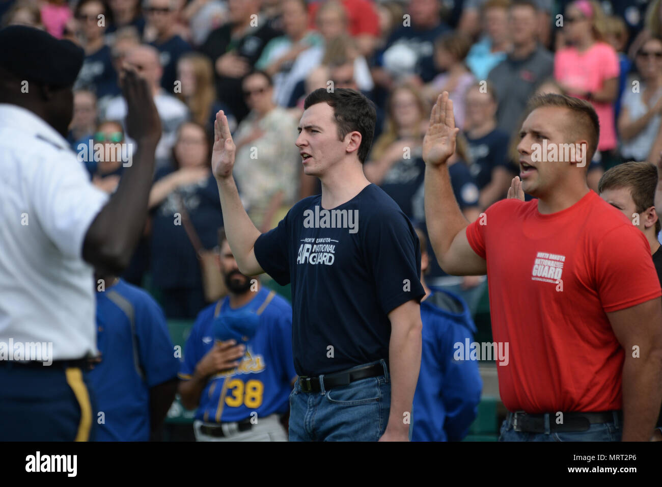 U.S. Air Force recruit Ben Noah, an enlistee into the 119th Wing, North ...