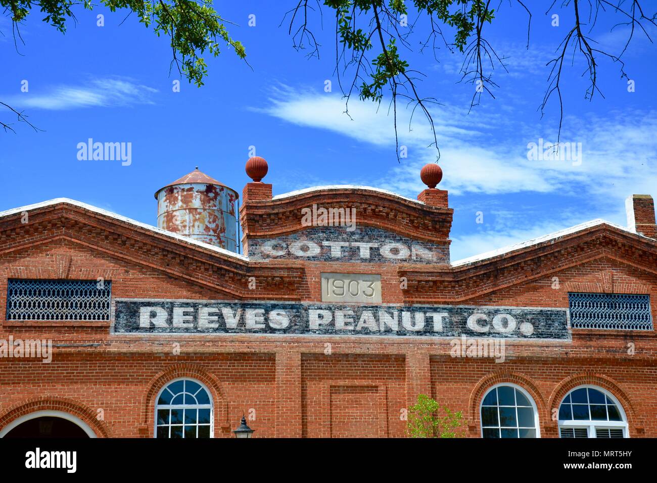 Old Peanut Company building Stock Photo