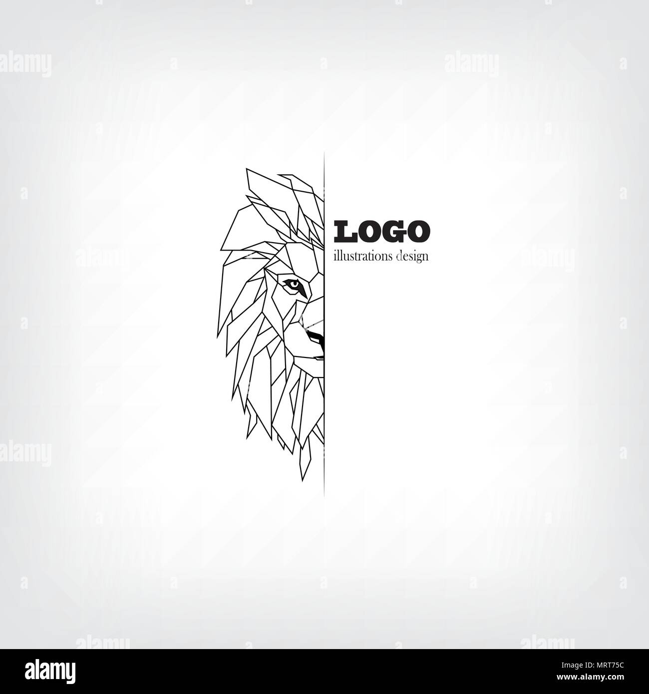 Lion Logo Vector Icon Design Stock Vector Image Art Alamy