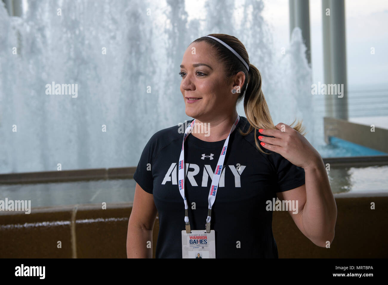 Medically separated Army veteran Michelle Sanchez, an archer for the