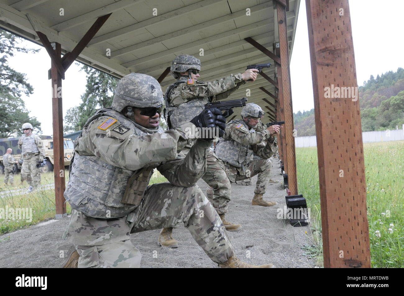During I Corps unit leader training at JBLM on June 27, 2017, personnel ...
