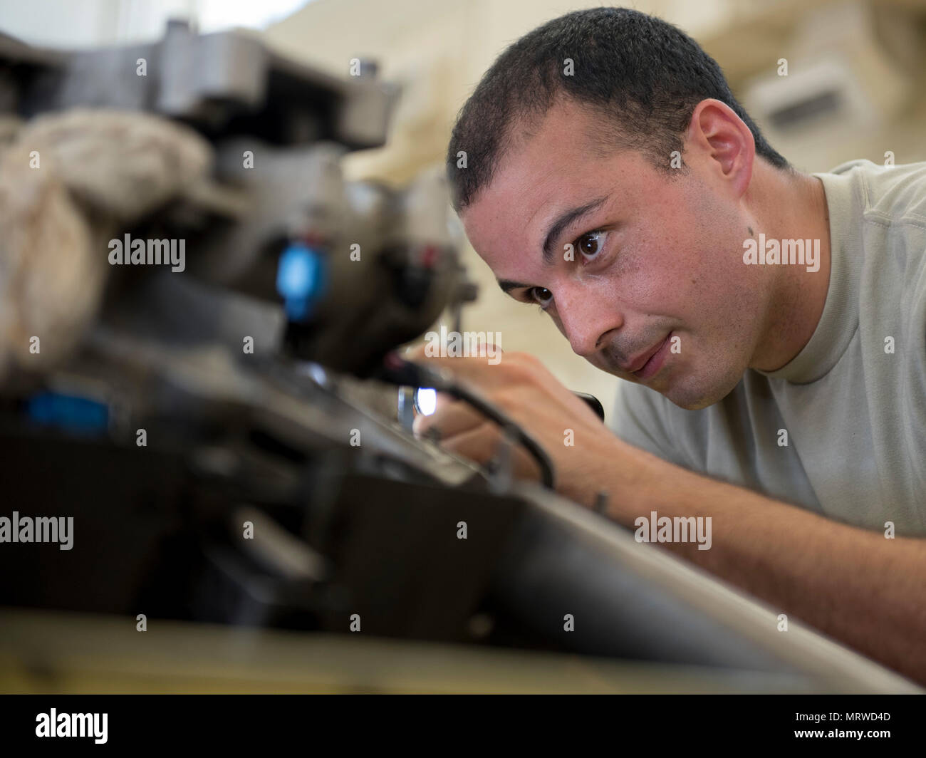 U.S. Air Force Senior Airman Osniel Garcia, 18th Component Maintenance ...