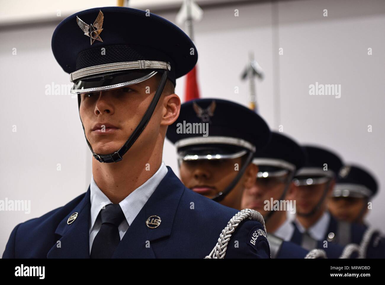 Als graduation incirlik ab honor gaurd hires stock photography and