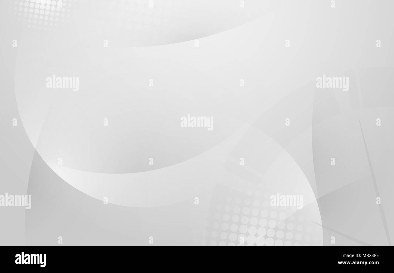 Abstract white and grey modern geometric shape with futuristic concept ...