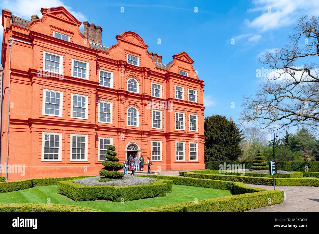 London, UK - April 2018: Dutch House at Kew Palace in Kew Gardens, London, England Stock Photo
